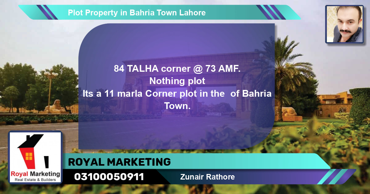 Residential Plot for Sale in Bahria Town, Lahore - (BP-39364)