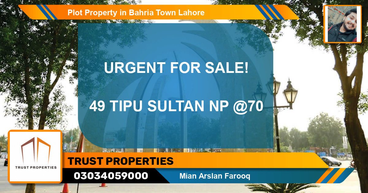 Residential Plot for Sale in Bahria Town, Lahore - (BP-39445)