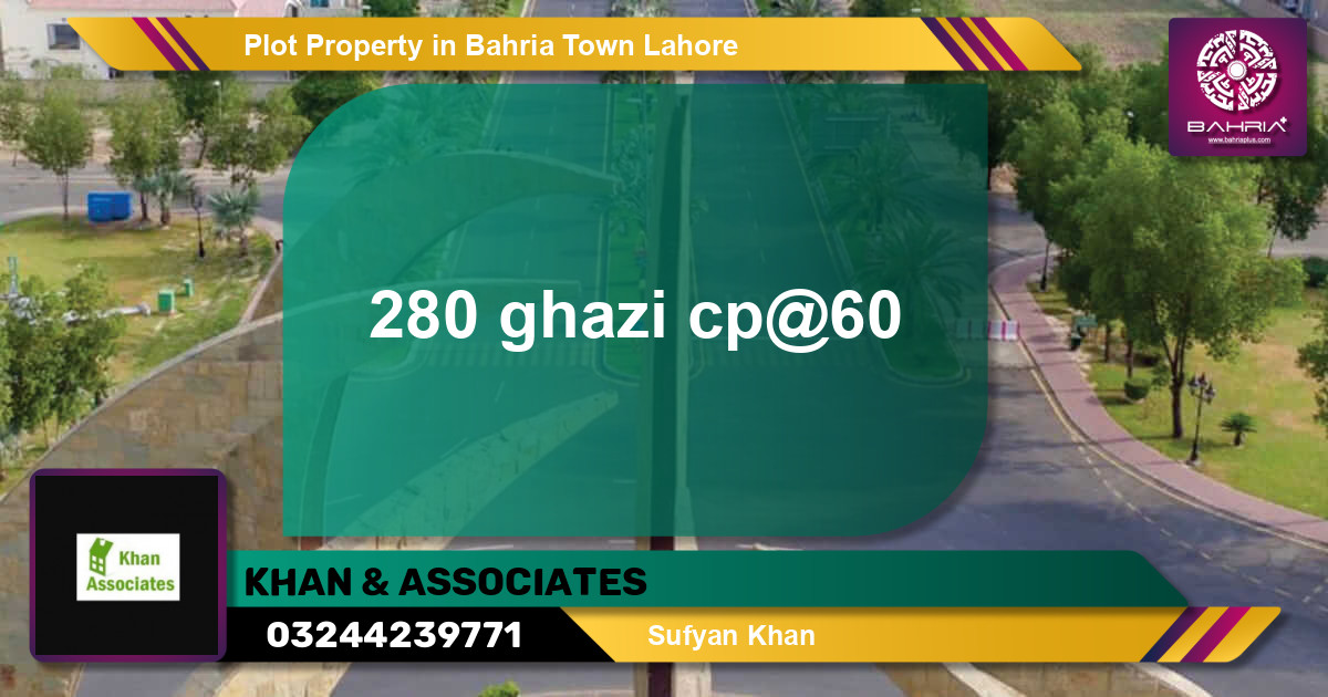 Residential Plot for Sale in Bahria Town, Lahore - (BP-39459)