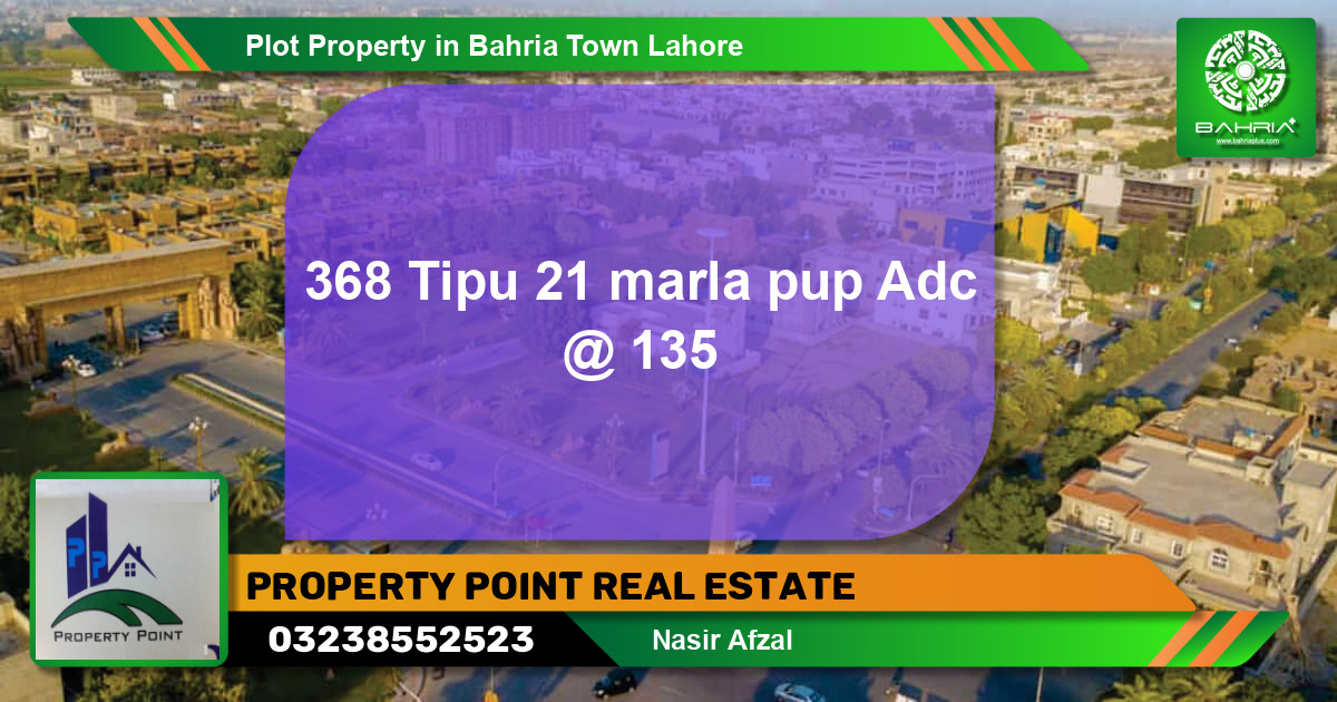 Residential Plot for Sale in Bahria Town, Lahore - (BP-39504)