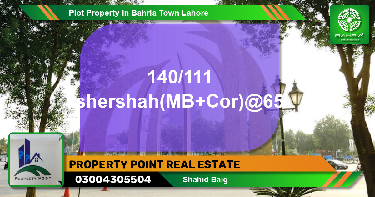 Residential Plot for Sale in Bahria Town, Lahore - (BP-39505)