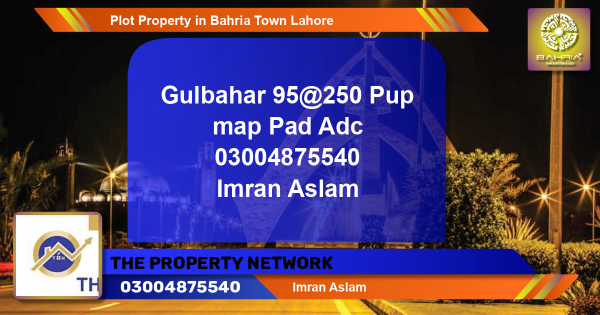 Residential Plot for Sale in Bahria Town, Lahore - (BP-39631)