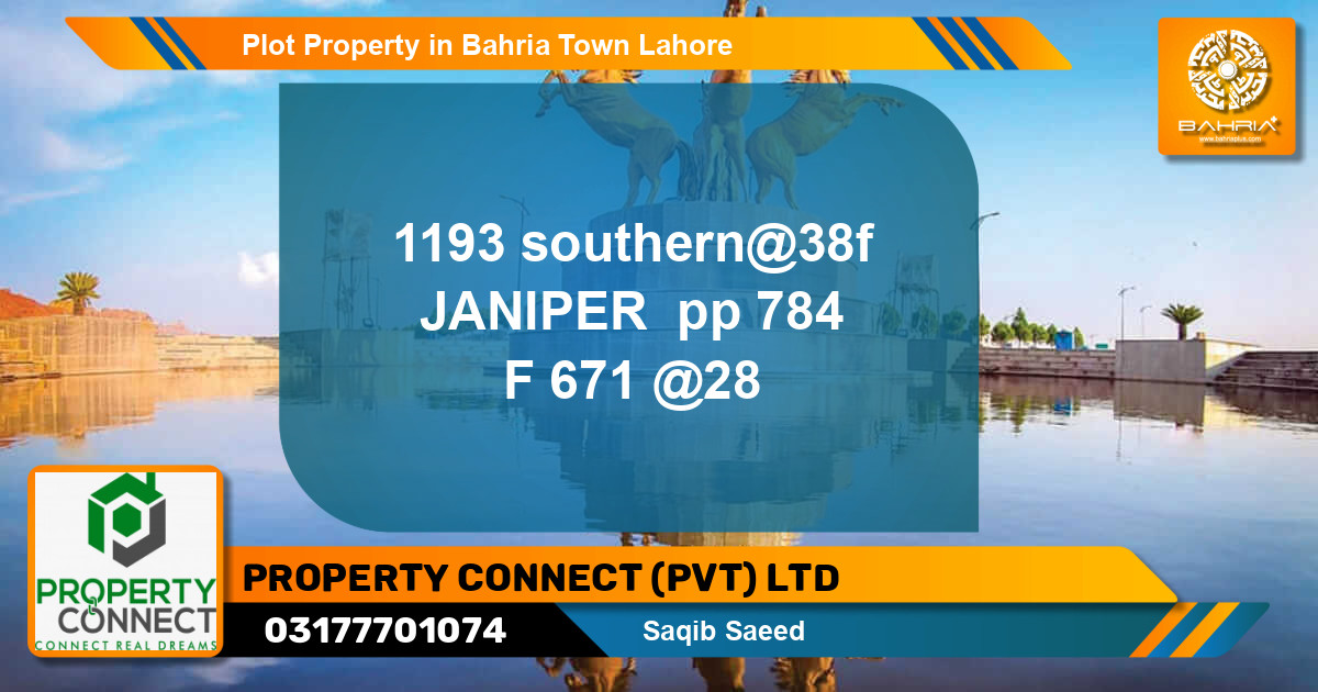 Residential Plot for Sale in Bahria Town, Lahore - (BP-39669)