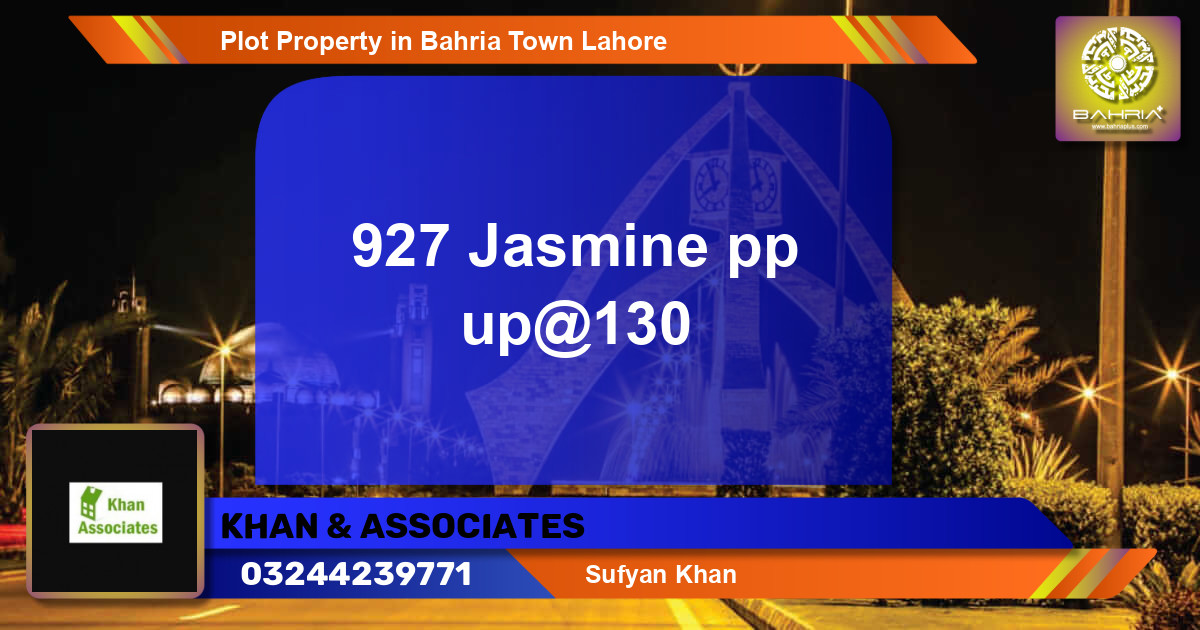 Residential Plot for Sale in Bahria Town, Lahore - (BP-39735)