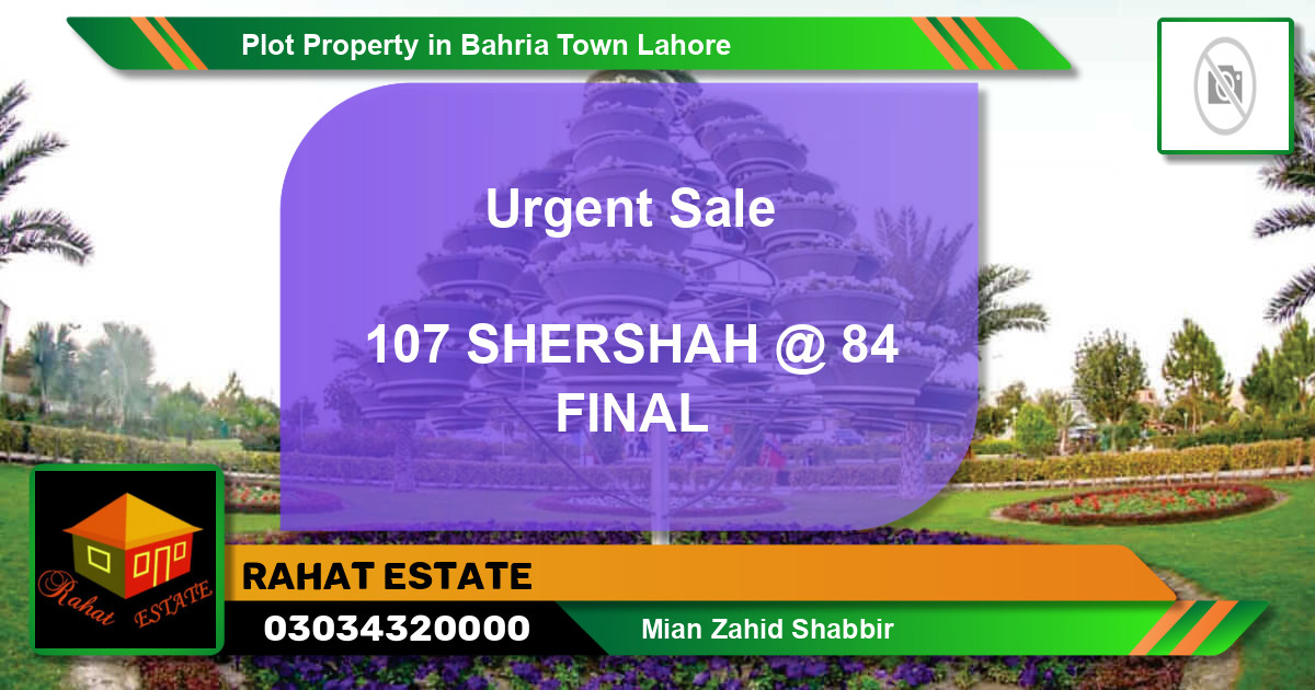 Residential Plot for Sale in Bahria Town, Lahore - (BP-39839)