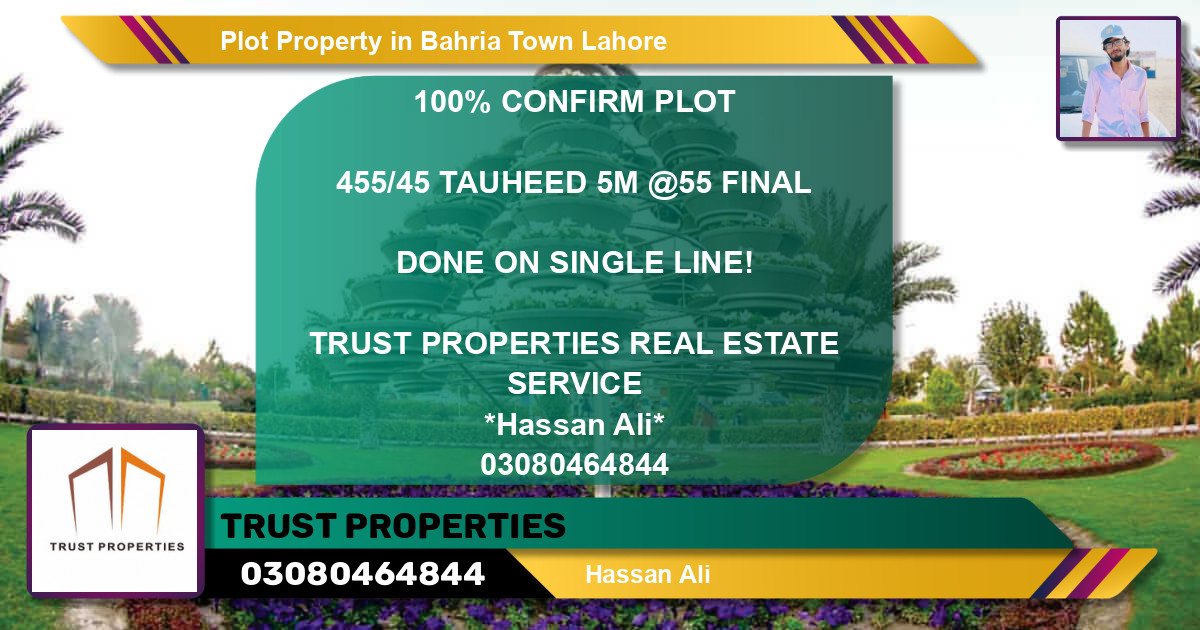 Residential Plot for Sale in Bahria Town, Lahore - (BP-39878)