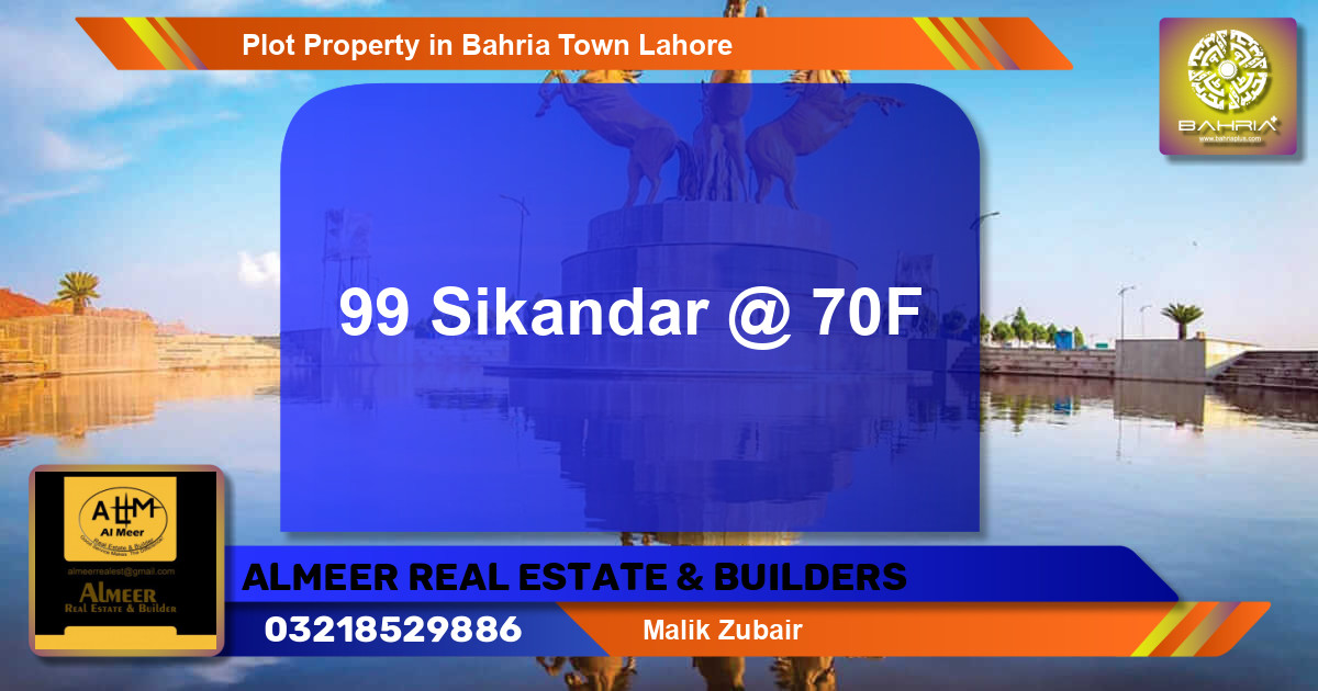 Residential Plot for Sale in Bahria Town, Lahore - (BP-39952)