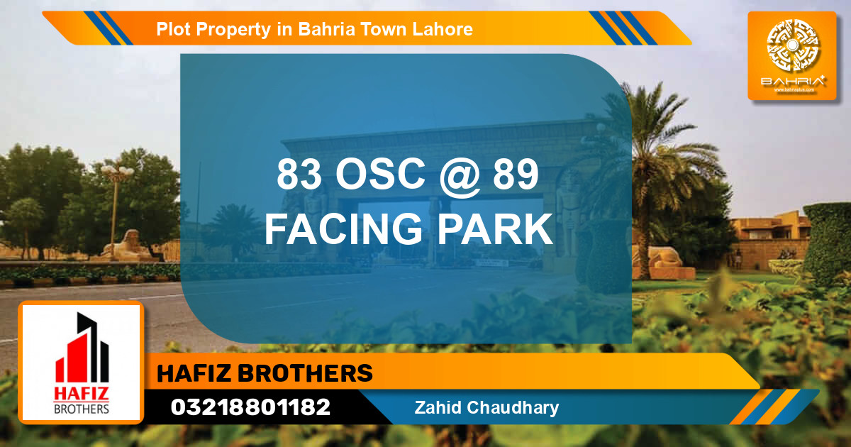 Residential Plot for Sale in Bahria Town, Lahore - (BP-40000)