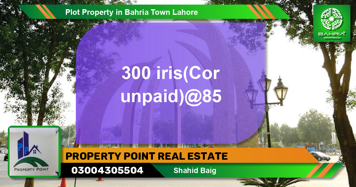 Residential Plot for Sale in Bahria Town, Lahore - (BP-40048)
