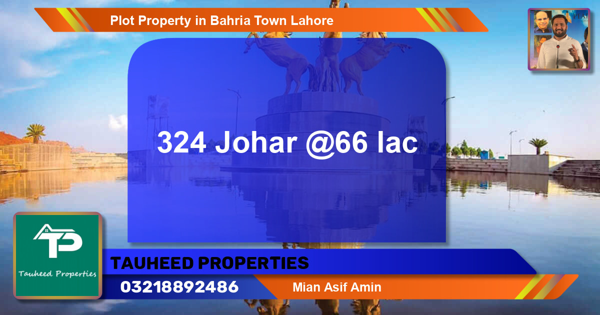 Residential Plot for Sale in Bahria Town, Lahore - (BP-40126)