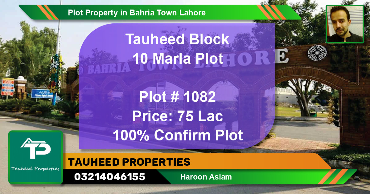 Residential Plot for Sale in Bahria Town, Lahore - (BP-40149)