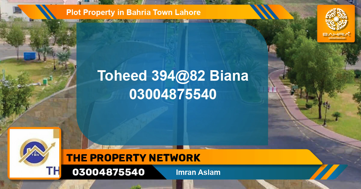 Residential Plot for Sale in Bahria Town, Lahore - (BP-40218)