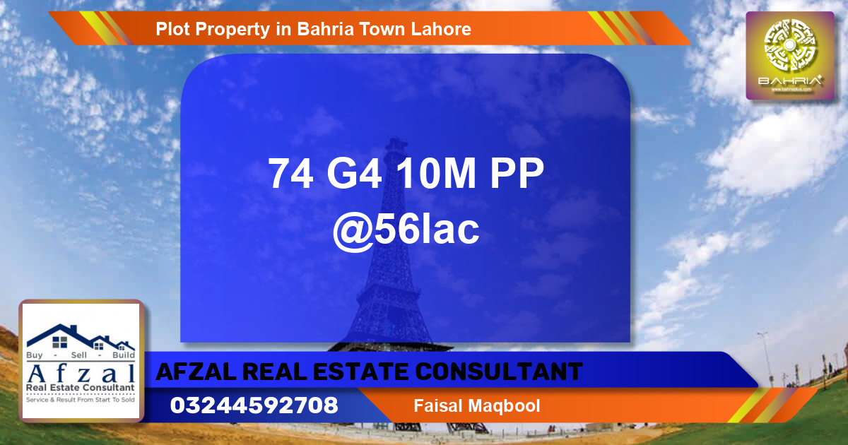 Residential Plot for Sale in Bahria Town, Lahore - (BP-40260)