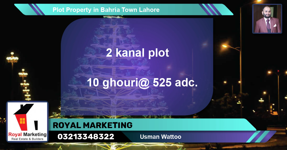 Residential Plot for Sale in Bahria Town, Lahore - (BP-40406)
