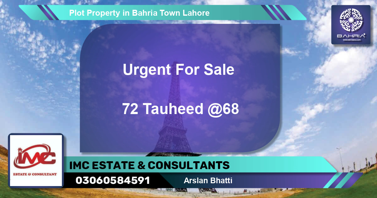 Residential Plot for Sale in Bahria Town, Lahore - (BP-40459)