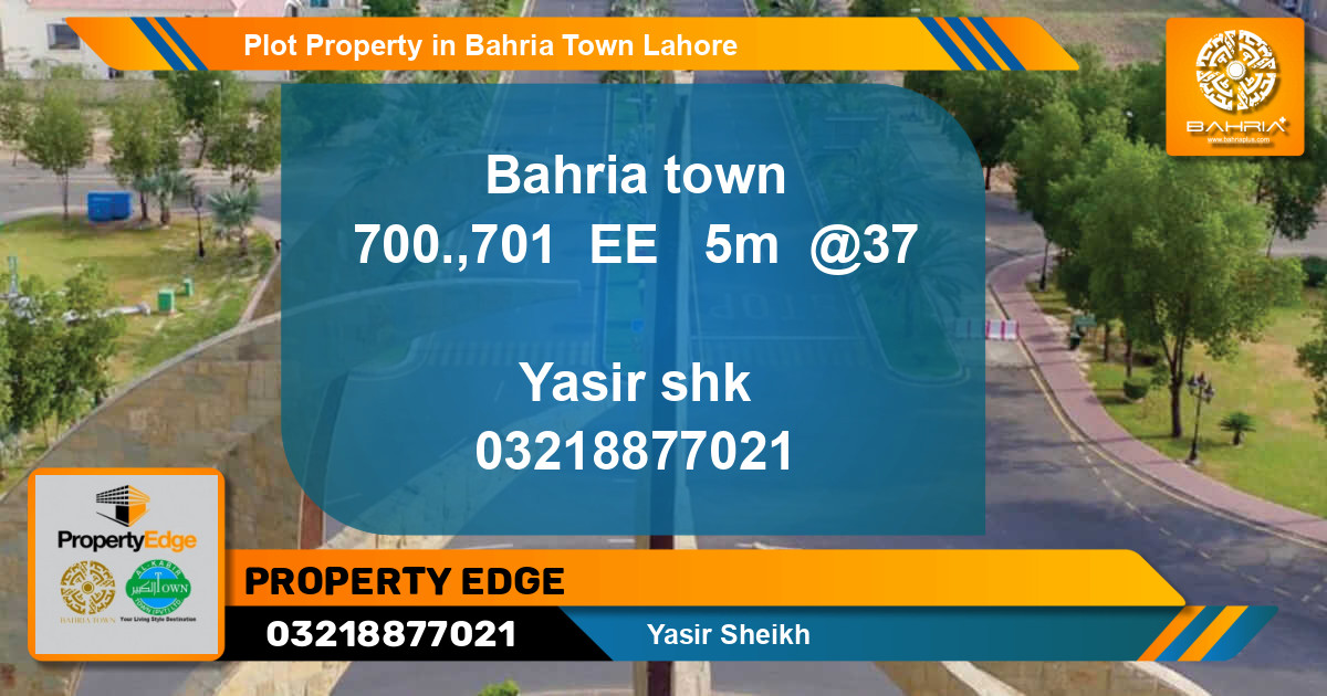 Residential Plot for Sale in Bahria Town, Lahore - (BP-40475)
