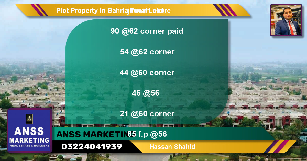 Residential Plot for Sale in Bahria Town, Lahore - (BP-40504)