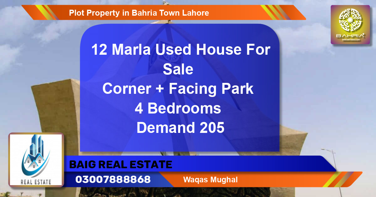 Residential Plot for Sale in Bahria Town, Lahore - (BP-40648)