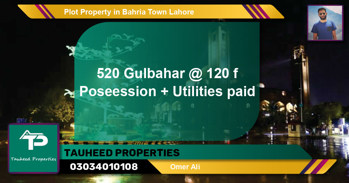 Residential Plot for Sale in Bahria Town, Lahore - (BP-40652)