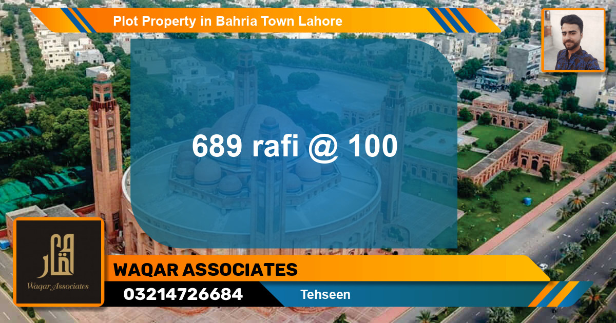 Residential Plot for Sale in Bahria Town, Lahore - (BP-40720)