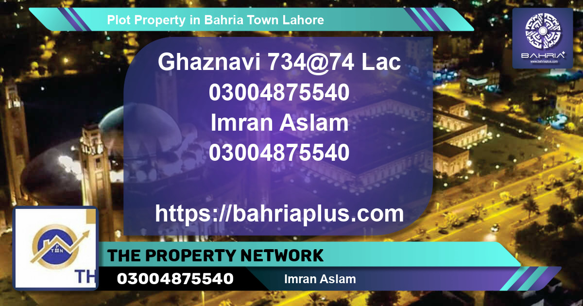 Residential Plot for Sale in Bahria Town, Lahore - (BP-40750)
