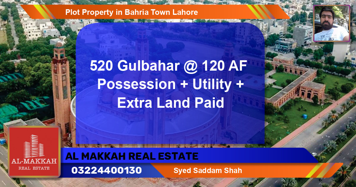 Residential Plot for Sale in Bahria Town, Lahore - (BP-40809)