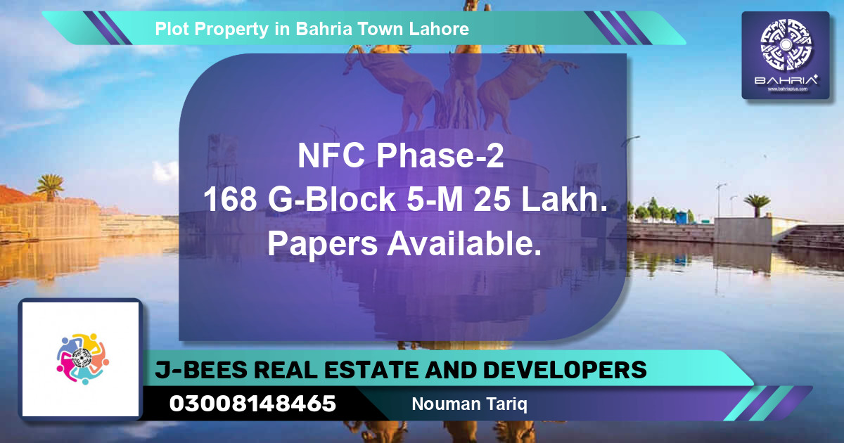 Residential Plot for Sale in Bahria Town, Lahore - (BP-40851)