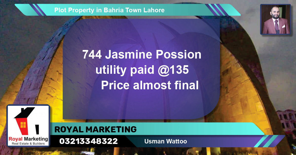 Residential Plot for Sale in Bahria Town, Lahore - (BP-40866)