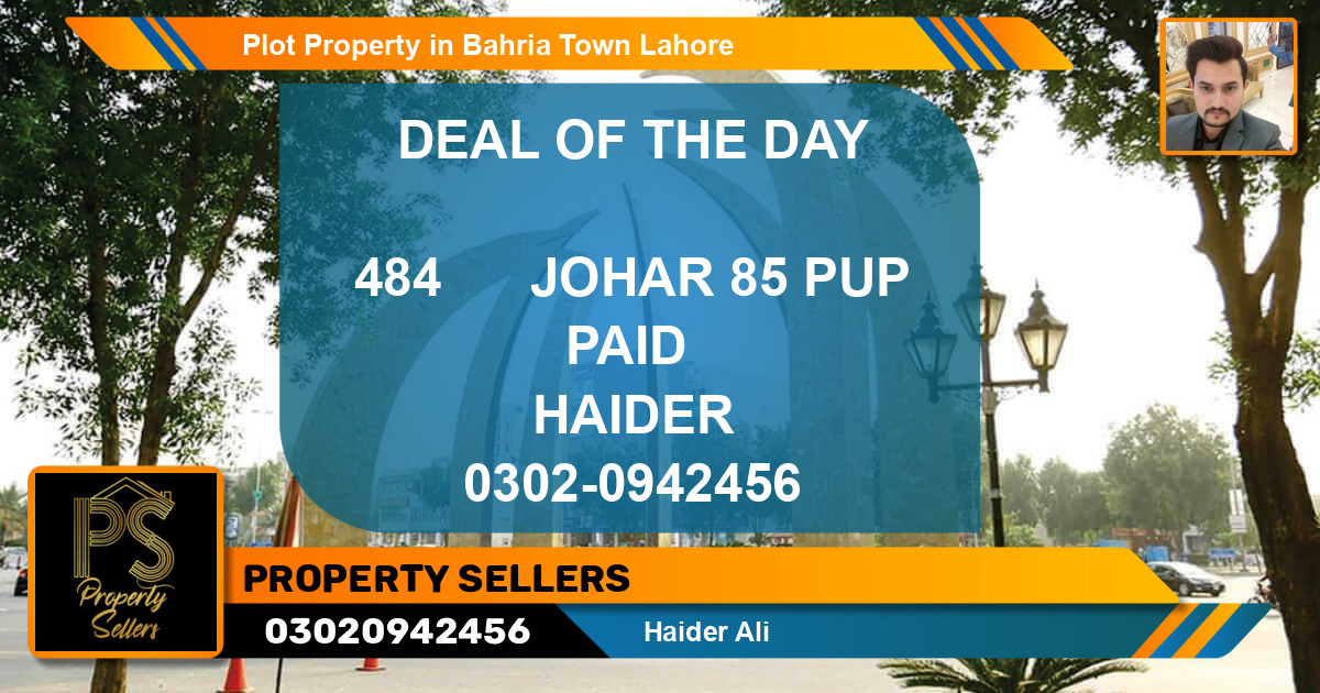 Residential Plot for Sale in Bahria Town, Lahore - (BP-40896)
