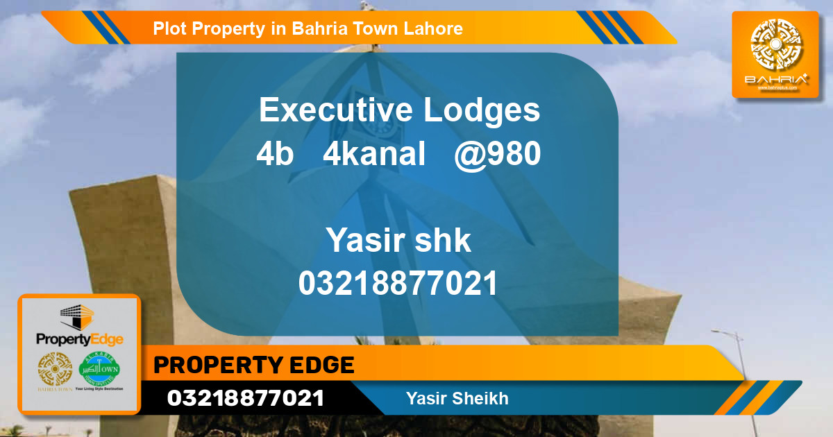Residential Plot for Sale in Bahria Town, Lahore - (BP-41027)