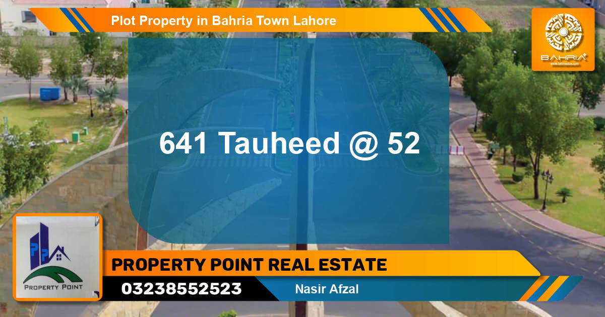 Residential Plot for Sale in Bahria Town, Lahore - (BP-41155)