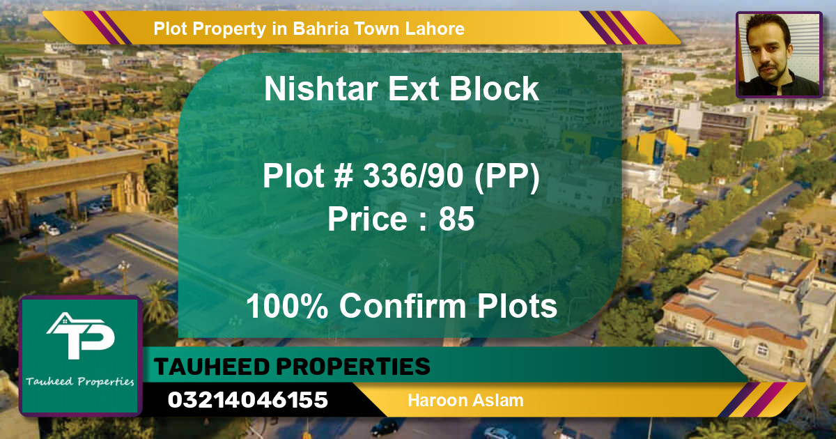 Residential Plot for Sale in Bahria Town, Lahore - (BP-41174)