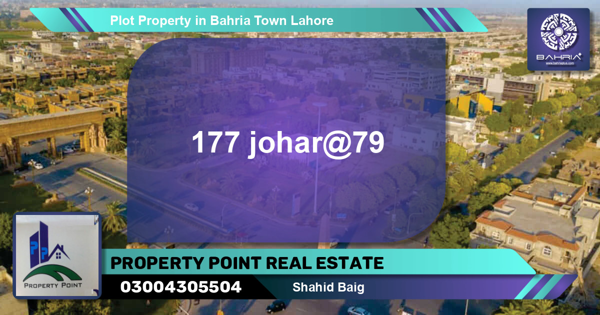 Residential Plot for Sale in Bahria Town, Lahore - (BP-41204)