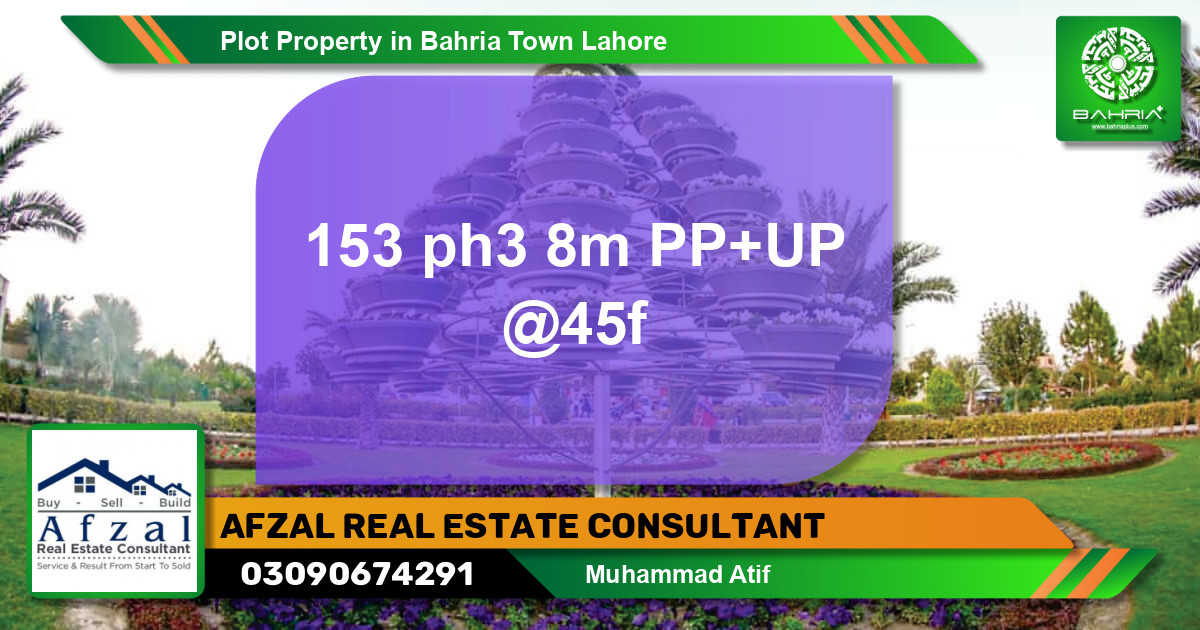 Residential Plot for Sale in Bahria Town, Lahore - (BP-41263)
