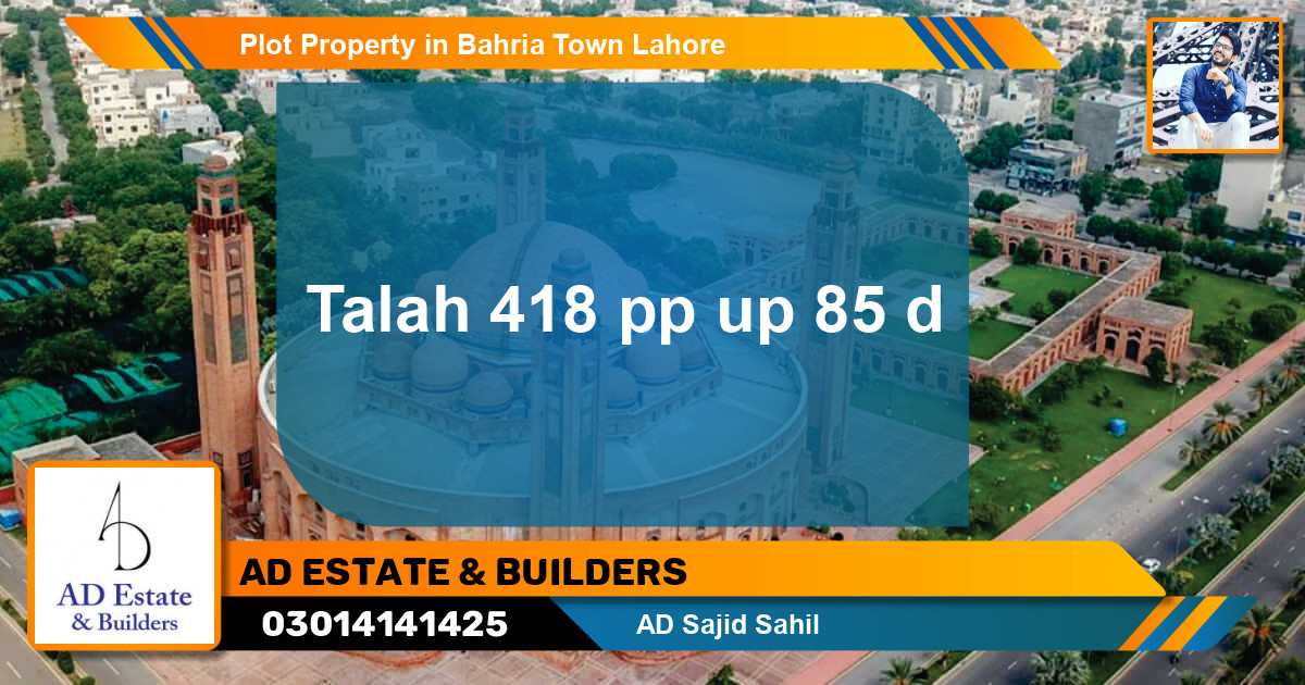 Residential Plot for Sale in Bahria Town, Lahore - (BP-41304)