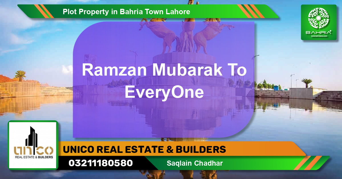 Residential Plot for Sale in Bahria Town, Lahore - (BP-41349)