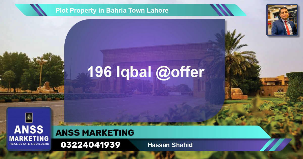 Residential Plot for Sale in Bahria Town, Lahore - (BP-41469)