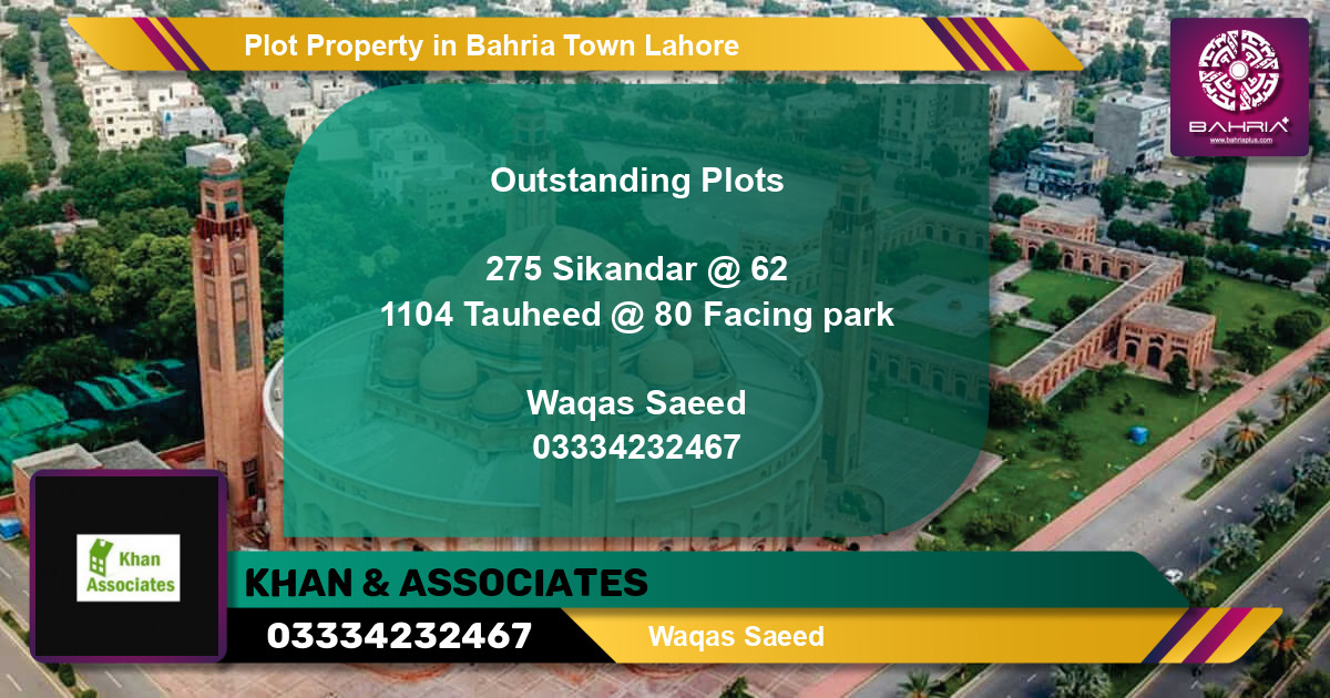 Residential Plot for Sale in Bahria Town, Lahore - (BP-41740)