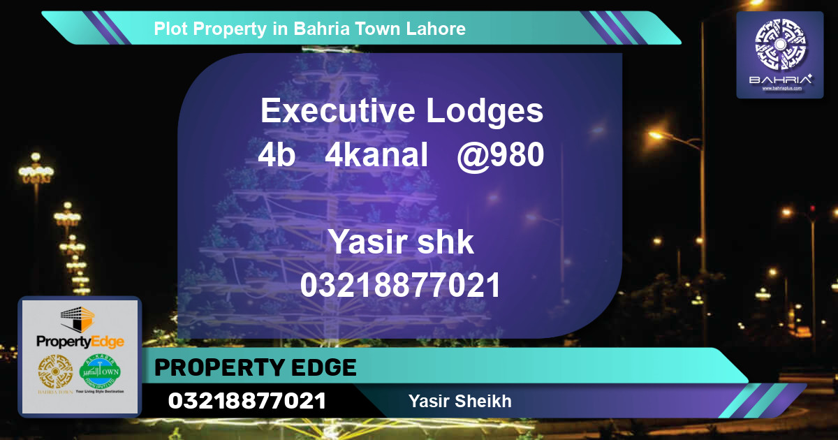 Residential Plot for Sale in Bahria Town, Lahore - (BP-41771)