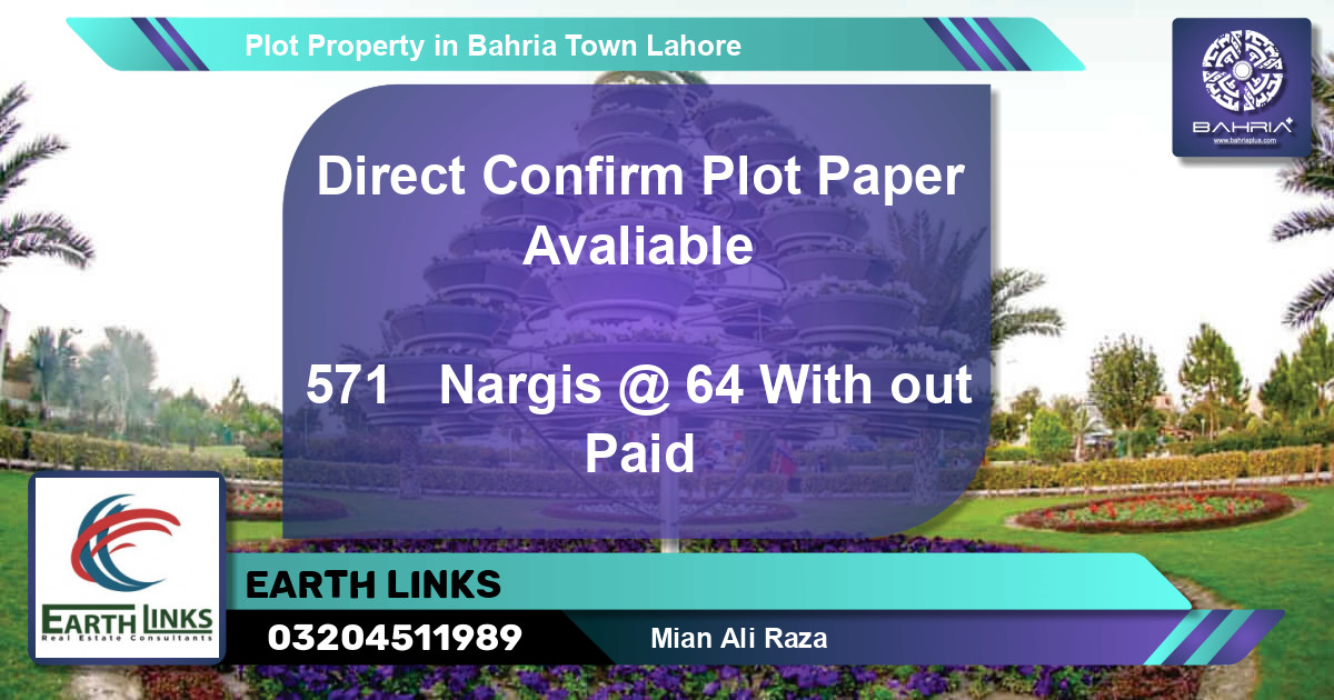 Residential Plot for Sale in Bahria Town, Lahore - (BP-41866)
