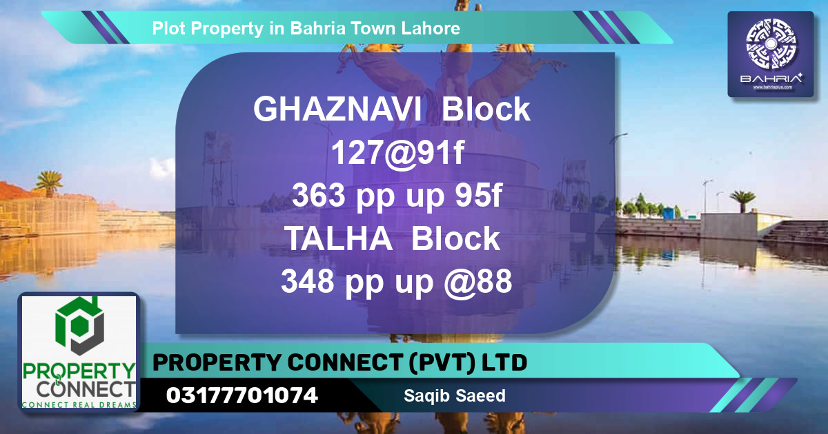 Residential Plot for Sale in Bahria Town, Lahore - (BP-41933)