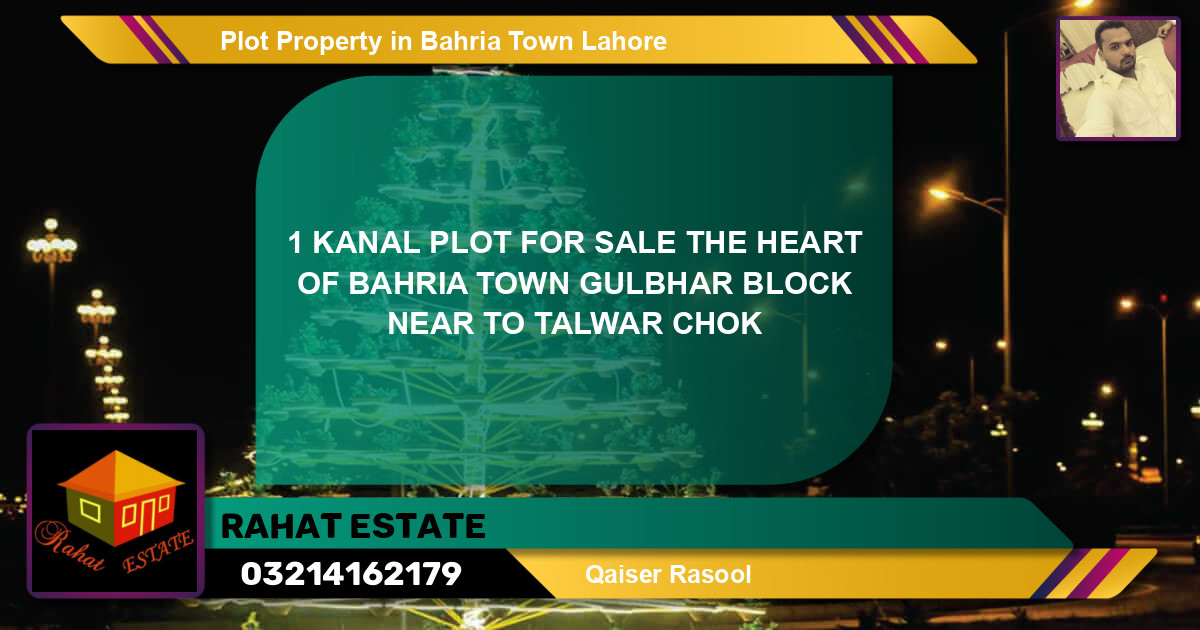 Residential Plot for Sale in Bahria Town, Lahore - (BP-42287)