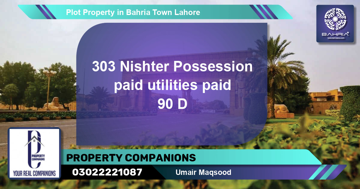 Residential Plot for Sale in Bahria Town, Lahore - (BP-42651)