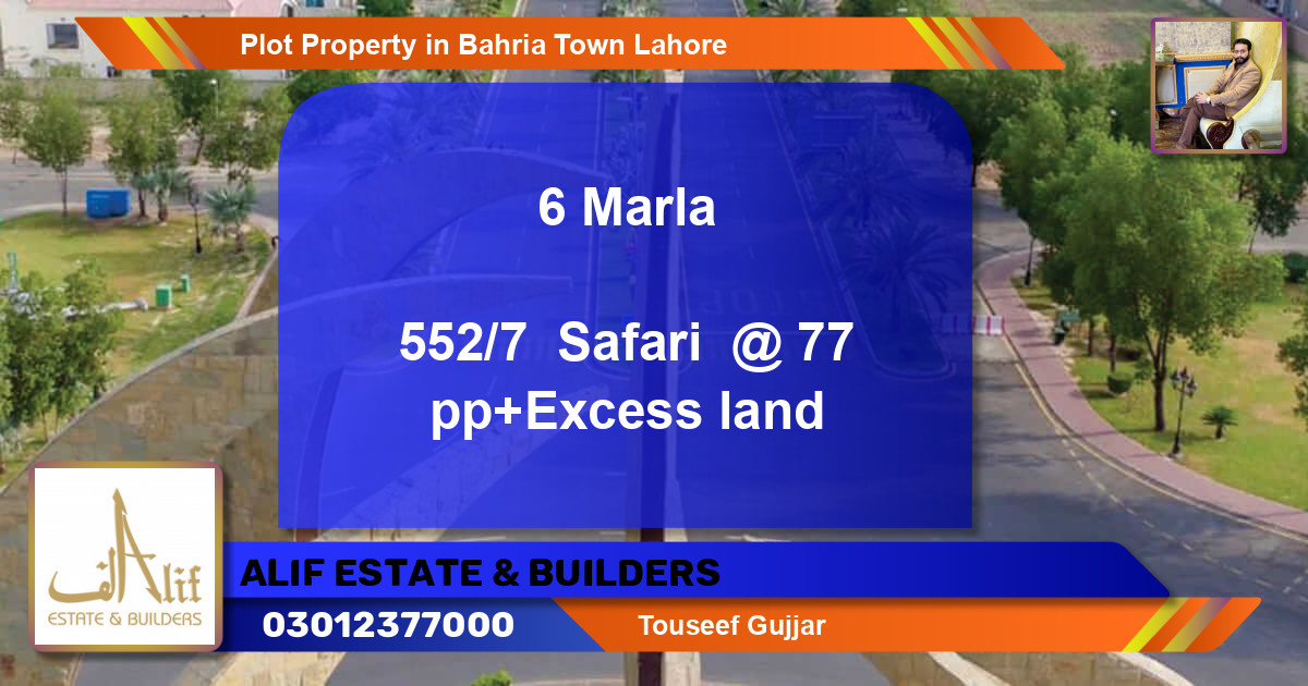 Residential Plot for Sale in Bahria Town, Lahore - (BP-42679)