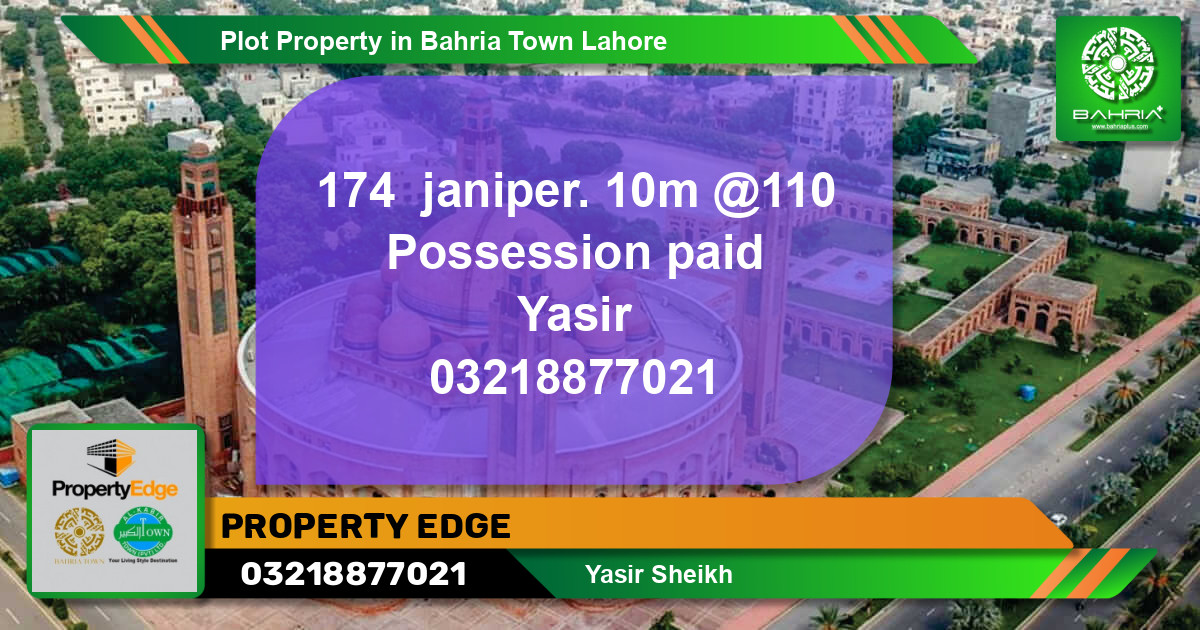 Residential Plot for Sale in Bahria Town, Lahore - (BP-42795)