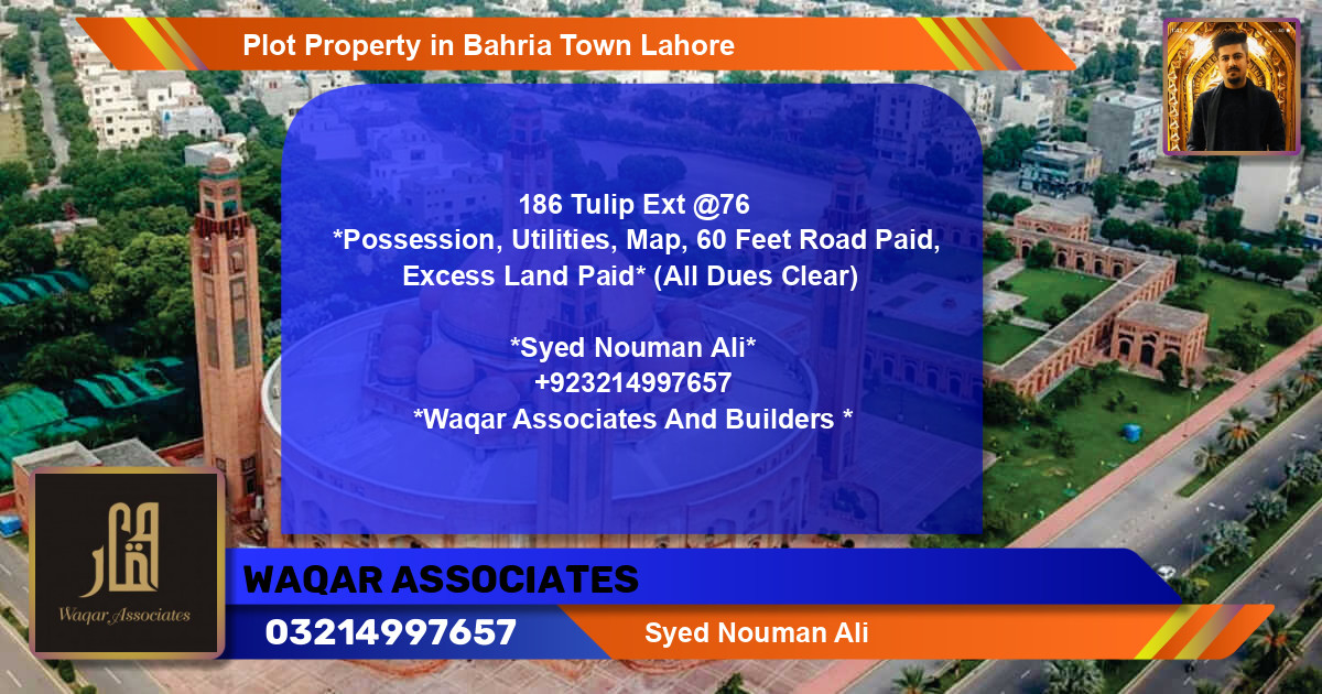 Residential Plot for Sale in Bahria Town, Lahore - (BP-42819)
