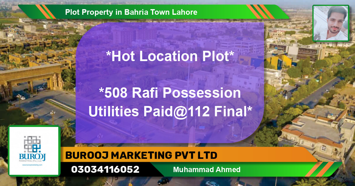 Residential Plot for Sale in Bahria Town, Lahore - (BP-42881)