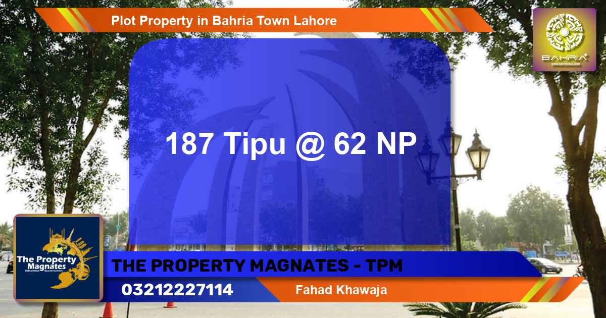 Residential Plot for Sale in Bahria Town, Lahore - (BP-42941)