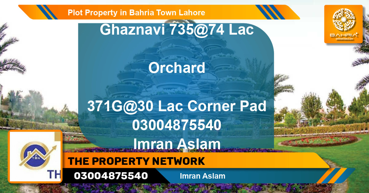 Residential Plot for Sale in Bahria Town, Lahore - (BP-43009)