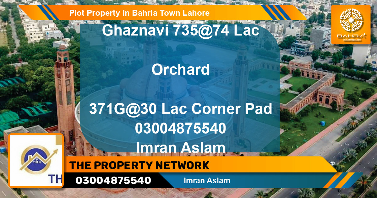 Residential Plot for Sale in Bahria Town, Lahore - (BP-43118)